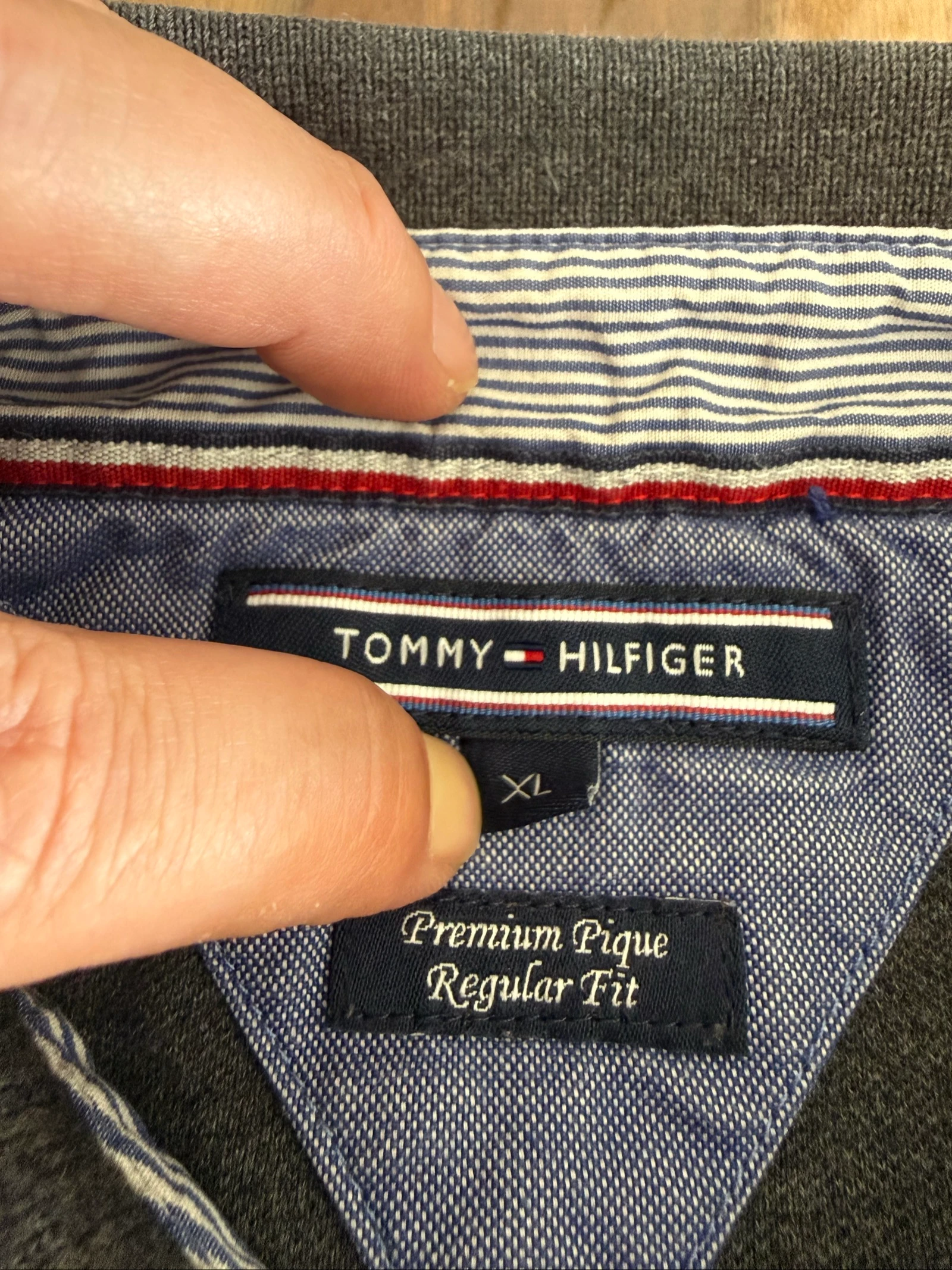 Polo hombre Tommy Hilfiger gris – Chic Despojado - Talla XL – Ajuste Regular – Muy buen estado – photo 5